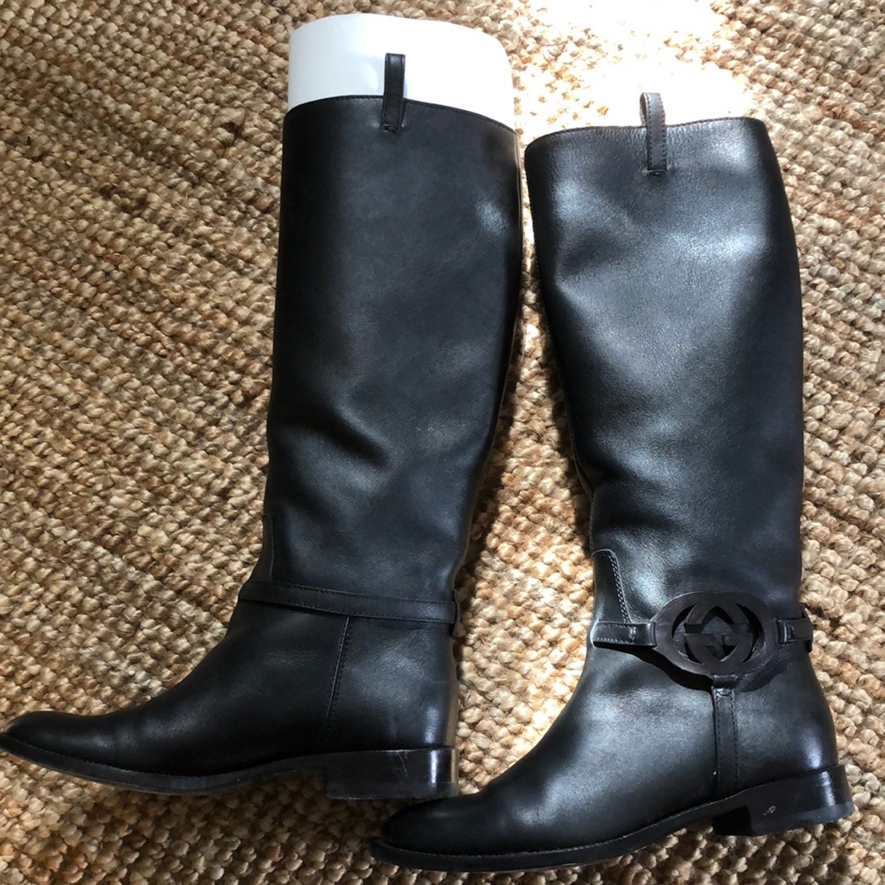 Black Gucci Riding Boots with original box - Picture 2 of 8